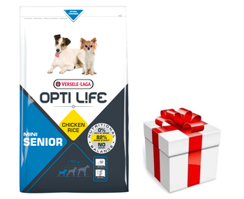 VERSELE-LAGA Opti Life Senior Mini 7,5kg +  prekvapenie pre vášho psa ZDARMA