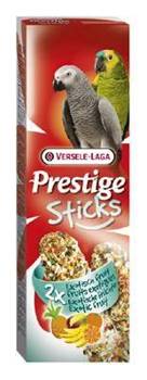VERSELE LAGA Prestige Sticks Parrots Exotic Fruit 140g - banky s exotickým ovocím pre veľké papagáje