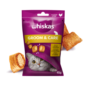 WHISKAS Healthy Shine 45g pochúťka pre mačky, s kuracím mäsom