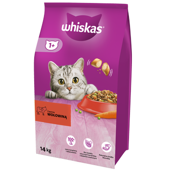 Whiskas Adult s hovädzím mäsom 14 kg